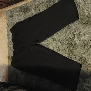 Women's black comfortable loose fitting sweat pants (cargo style)